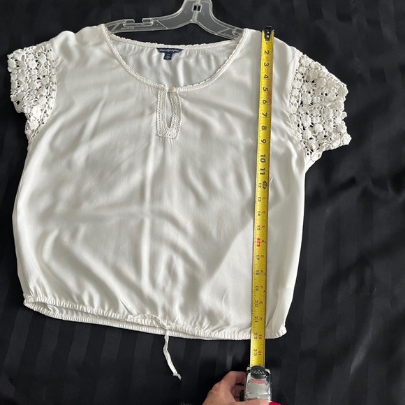 Vintage American Eagle Outfitters Top - Off White - Size M - Picture 10 of 15